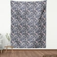 thumbnail image 4 of Ambesonne Botanical Fabric by the Yard Upholstery, Pastel Snake and Branches, 1 Yard, Multicolor, 4 of 5