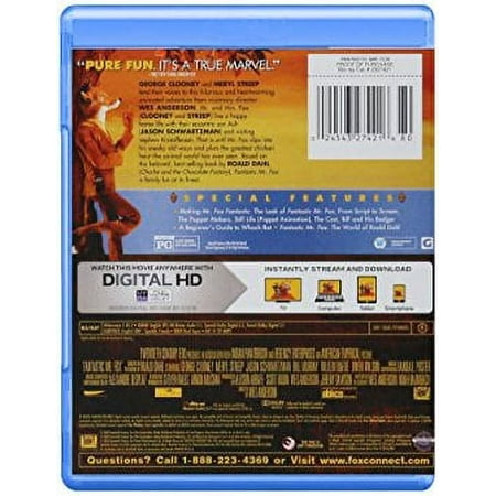 Fantastic Mr. Fox [Blu-ray] [2009]