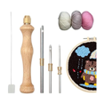 thumbnail image 1 of Punch Needle Rug Punch Needle Embroidery Punch Needle Set DIY Craft Needlework Punch Needle for Stitching Applique, 1 of 9