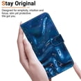 thumbnail image 6 of Leather For Google Pixel 11 Pro XL / 10 Pro XL 6.8-inch Crystal Material Wallet Case , With Card Holder,Wristband,Magnetic Clasp Kickstand Folio Cover,Color-2, 6 of 8