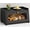 Black, variant on Wood Bread Box for Kithcen Countertop, Rustic Breadox Storage Container for Homemade Bread, Small Compact Bread Keeper Holder Organizer with Window (Natural Bamboo)