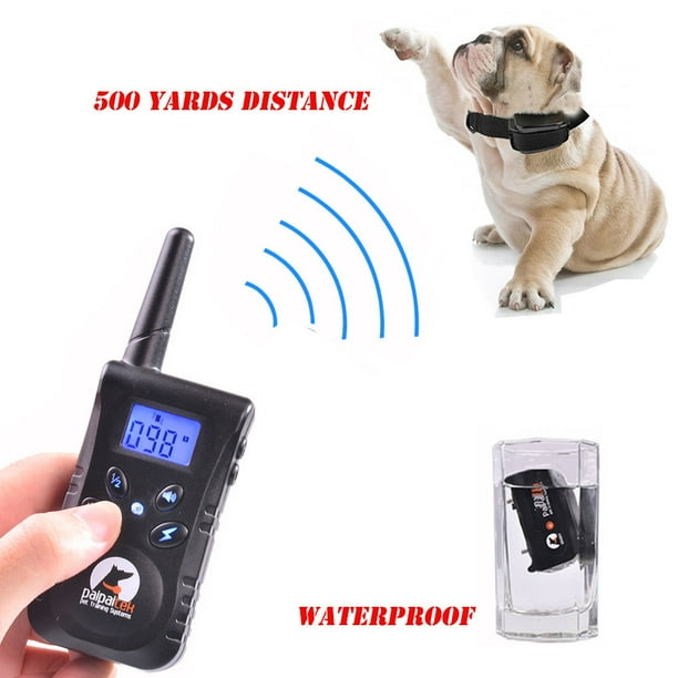 Electric Remote Dog Training Shock Collar 500 Yard Waterproof