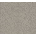 thumbnail image 1 of Haute Couture 2, Baroque Noble Textile Light Gray Wallpaper Roll, 1 of 2