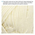 thumbnail image 3 of Uxcell Acrylic Yarn Skeins Soft Crochet Yarns for Knitting and Crocheting Craft Project White, 3 of 7