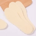 thumbnail image 4 of Plantillas gruesas y cálidas de lana para hombre y mujer, plantillas de lana de piel de oveja Natural, almohadillas térmicas cortables para zapatos, suelas interiores, 1-5 pares, 4 of 5
