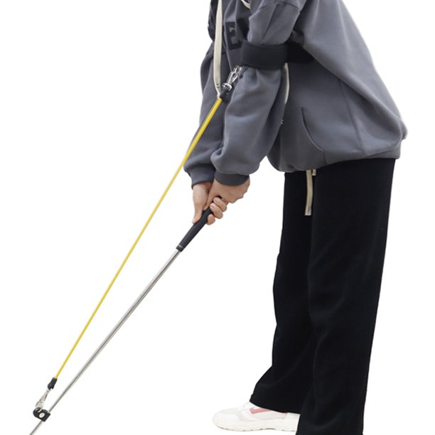 Banda De Cinturón De Tensión De Swing De Golf Correa de tensión para swing de golf, entrenador de oscilación de pelota de golf, corrección de entrenador de fuerza