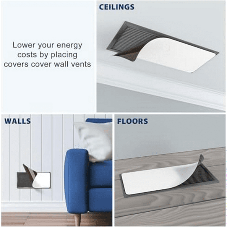 Magnetic Vent Cover for Home Ceiling, Inch Furnace Vent