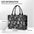 thumbnail image 3 of Large Capacity Tote Bag,Halloween Skeleton Fun Pattern Handbag Fashion Luxury Tote Bag,15.7"x13"x 5.1" Inches,Laptop Compatible, 3 of 6