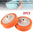 thumbnail image 4 of 3pcs 6 Inch Buffing Sponge Heads for Car Polishing with 14MM Thread, 4 of 6