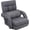 Grey, variant on 14-Position Adjustable Floor Chair, Chaise Lounge Indoor, Folding Lazy Sofa with Armrests and a Pillow Padded Adults Gaming Chairs for Living Room, Bedroom Factory Price (Brown) 8803CO