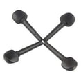 thumbnail image 4 of MIANGASTORE 4PCS Violin Tuning Pegs Ebony Wood String Tuner Violin Instrument Replacement Parts for Fiddle Violin ( Black ), 4 of 9