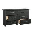 Find Your Perfect Mainstays Hillside 6Drawer Dresser, Blackwood Finish