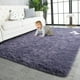 thumbnail image 1 of Alfombra TWINNIS 183x274 cm, suave, antideslizante, gris y morado, 1 of 7