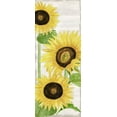 thumbnail image 2 of Reed, Tara 10x18 Black Ornate Wood Framed with Double Matting Museum Art Print Titled - Fall Sunflowers panel I, 2 of 4