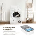 thumbnail image 2 of Laundry Pod Container with Slide Lid, Laundry Detergent Container with a Measuring Cup, Large Capacity Laundry Pod Holder, Laundry Powder Container for Laundry Room Organization, 2 of 5