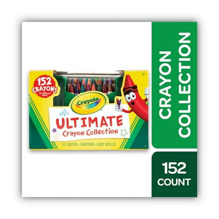 Crayola Ultimate Crayon Case, Sharpener Caddy, 152 Colors | Bundle of 10  Sets