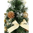 thumbnail image 5 of 40CM Tall Battery Powered Luxury Tabletop Christmas Tree Hanging Decorations Pine Tree (Battery Not Included), 5 of 17