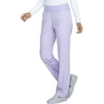 thumbnail image 3 of Elle Scrubs Pant for Women Mid Rise Straight Leg Pull-on EL130P, XL Petite, Lilac Sand, 3 of 6
