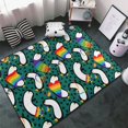 thumbnail image 3 of Area Rugs For Living Room Decor - Lgbt Penguin Anti Slip Throw Washable Rugs 3x5 For Bedroom, Soft Indoor Carpet For Bedroom Living Room 60x39In, 3 of 5
