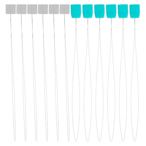 TABLZONE 20 Pieces Punch Needle Threader Set for Sewing, Embroidery, Cross with Comfortable Ergonomic Grip