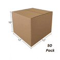 thumbnail image 3 of UOFFICE Wholesale Corrugated Boxes 12" x 12" x 10" Bundle of 50 Count, 1 Pack, 3 of 7