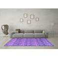 thumbnail image 3 of Ahgly Company Indoor Rectangle Abstract Purple Modern Area Rugs, 3' x 5', 3 of 4