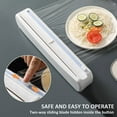 thumbnail image 5 of EcoNesxp Plastic wrap dispenser with sliding cutter Baking paper Tin foil L Reusable plastic wrap dispenser Plastic wrap dispenser with cutter also suitable for aluminum foil, 5 of 5