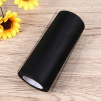 CHICHUMID Tulle Netting Rolls Black 1Pcs 90X6 In