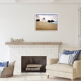 thumbnail image 5 of Stupell Industries Beach Sand Footprints Foggy Cliffs Coastal Photography White Framed Art Print Wall Art, 5 of 5