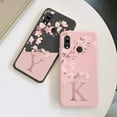 thumbnail image 3 of Initial Letter Silicone Case For Huawei P20 2018 P20 Lite P20 Pro Shell Retro Pink Flower Soft TPU Cover For Huawei P20 Capa Khe-zmtah22 Huawei P20 Lite, 3 of 6