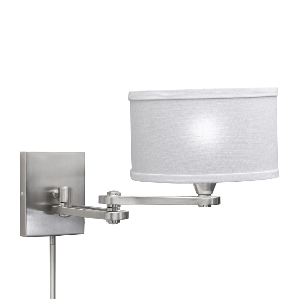 Aztec Lighting Transitional 1light Chrome Swing Arm Pinup Plugin