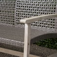 thumbnail image 6 of Noble House Augusta Outdoor 6 Piece Wood Chat Set with Fire Pit  Black, 6 of 11