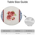 thumbnail image 3 of Round Elastic Tablecloth,Waterproof Table Cover,Pioneer Table Cloth Fits 45"-52" Round Tables for Dinner, Outdoor, Picnic, Flowers, 3 of 3