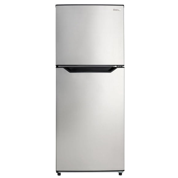 Danby DFF116B2SSDBL 11.6 cu. ft. Apartment Size Fridge Top Mount in Stainless Steel