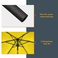 thumbnail image 5 of ACEGOSES 7.5ft Patio Outside Shade Table Umbrella for Yard, Garden, Poolside and Deck,Yellow, 5 of 9