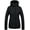 Black, variant on Women Mountain Ski Jacket Winter Hiking Jacket Waterproof Softshell Snowboard Coat With Hood Star L