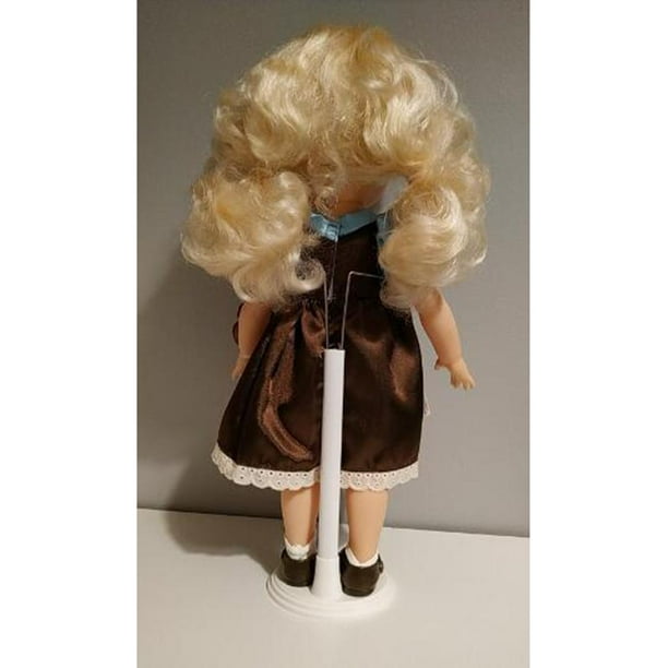 20 Soportes De Exhibición Para Muñecas - Plástico Blanco - Altura Ajustable - 21.5 Cm