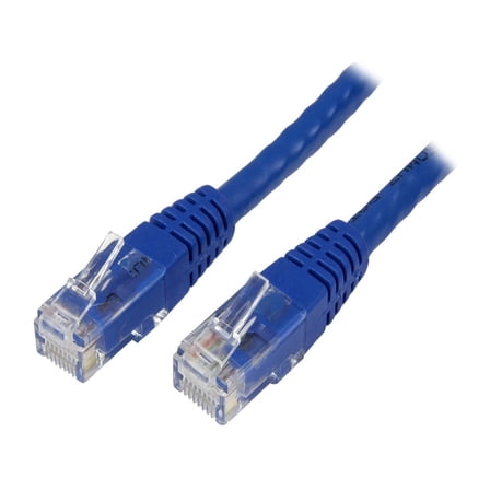 StarTech 6ft CAT6 Ethernet Cable - Blue CAT 6 Gigabit Ethernet Wire -250Mhz 100W PoE RJ45 UTP Molded Network Patch Cord with Strain Relief (C6PATCH6BL)
