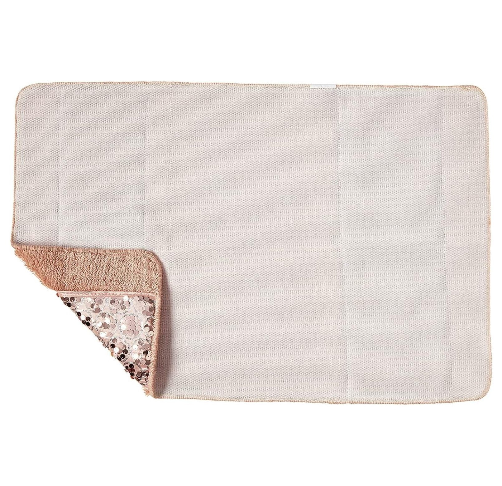 Bath Blush Sinatra Bath Decor Accessories, Premium, Durable, Acrylic Resin, Eco-Friendly Bath Mat (32" W x 21" L)
