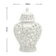 thumbnail image 3 of Tarro de jengibre Colco Tarro de cerámica con tapa decorativo tallado, 3 of 8