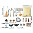 thumbnail image 3 of Konghyp Halloween Dollhouse Decoration Set, Spooky Ornament Toys, Pumpkins, Skulls, Reusable Holiday Accessories for Parties and Celebrations, 3 of 6