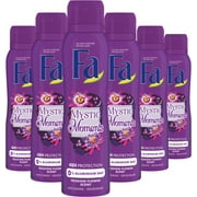 6x Fa Women Mystic Moments Deodorant Spray 150 ml (6x 5.07 oz)