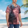 thumbnail image 5 of Goofa Electric Skeleton Surrealism Hawaiian Shirt for Men, Unisex Summer Beach Casual Short Sleeve Button Down Shirts,Aloha Tropical Floral print shirt-Large, 5 of 9