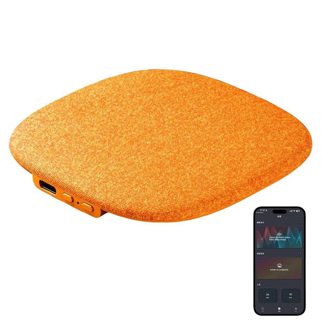 2026 New Smart APP Control Under Pillow Speaker with 100+ White Noises & Timer, 30H Playtime Bluetooth Pillow Speaker for Sleeping, Perfect Gift for Adult Kids