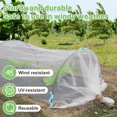 thumbnail image 4 of Glaciersei Ultra Fine Garden Netting- Sturdy Garden Screen Mesh, 4ft x 10ft Plant Row Cover Net to Keep Small Animals Out, Bird Barrier for Raised Bed Greenhouse Vegetables Fruits Flowers Protection, 4 of 5