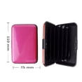 thumbnail image 2 of Aluminum RFID Blocking Card Holder, Waterproof Slim Wallet with 6 Slots, Fashionable Metal Credit Card Holder for Men & Women, Travel & Daily Use, 2 of 3