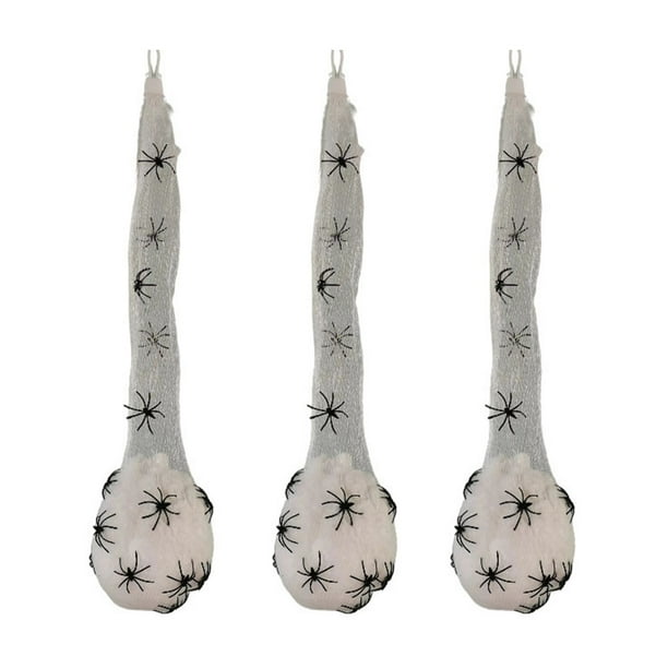 De Sacos De Huevos De Araña Iluminados Para Halloween Telaraña De Halloween Para Interior Y Exterior Jardín Patio árbol Adornos Colgantes Decoraciones ANGGREK Otros