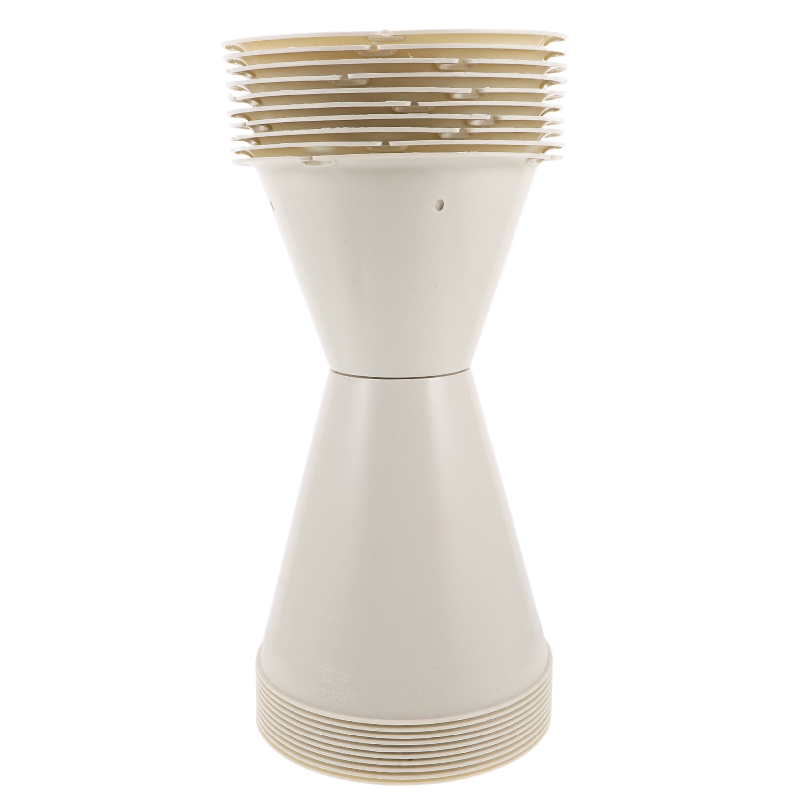 RENACLIPY White Floral Bouquet Liner with Plastic Arrow Tube Design, Compact Size for Elegant Flower Arrangements