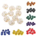 thumbnail image 4 of 10pcs Twenty Sided Dice D20 Playing D&d Games Rpg Party Dices Yellow, 4 of 5