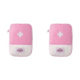 thumbnail image 1 of Bolsa de medicamentos para acampar al aire libre, botiquín de primeros auxilios, pastillero (rosa, talla S), 1 of 6